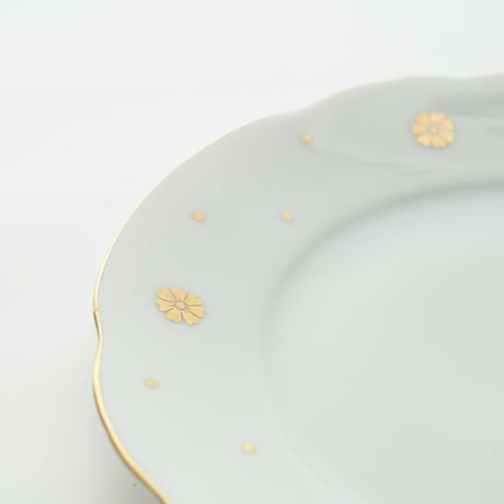 Arabia｜Z model｜plate φ17cm｜dots and flowers