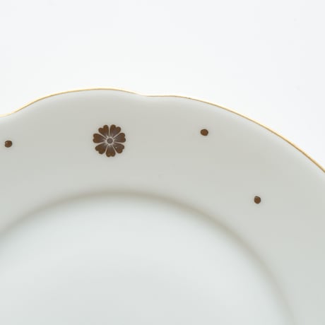 Old Arabia｜Z model｜plate φ17cm｜dots and flowers