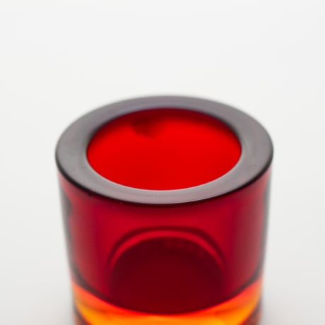 Iittala｜Kivi｜candle holder｜old red