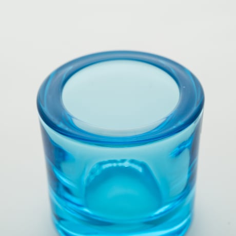 Iittala｜Kivi｜candle holder｜old light blue