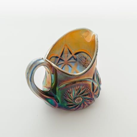 Riihimaki｜Carneval glass｜creamer φ7.4cm
