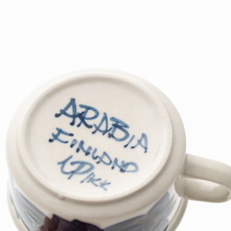 Arabia｜Anemone｜cup φ10cm｜blue｜2