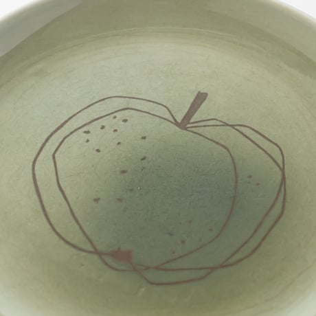Arabia｜Graffito (ｸﾞﾗﾌｨｰﾄ)｜plate φ20cm｜apple
