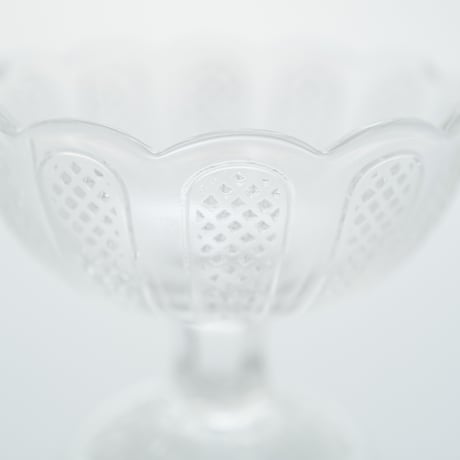 Nuutajarvi｜sugar bowl H8cm｜clear｜03