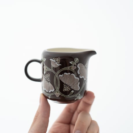 Arabia｜Arctica｜creamer φ6.2cm｜chestnut