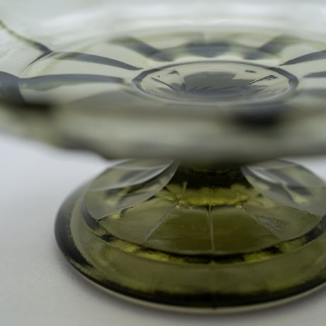 Riihimaki｜footed plate φ14cm｜smoke