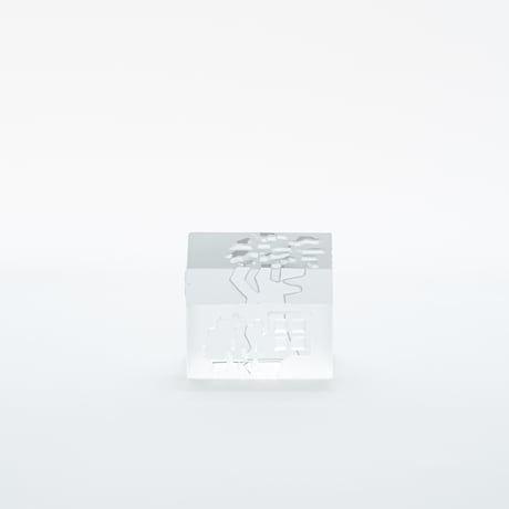 Iittala｜Village｜glass object｜1988｜ Wooden house