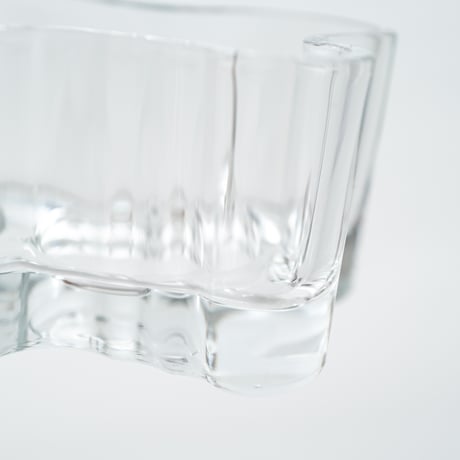 Iittala｜Aalto Collection｜candle holder H55mm｜clear