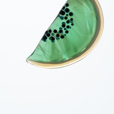 Czech｜glass fruit｜kiwi
