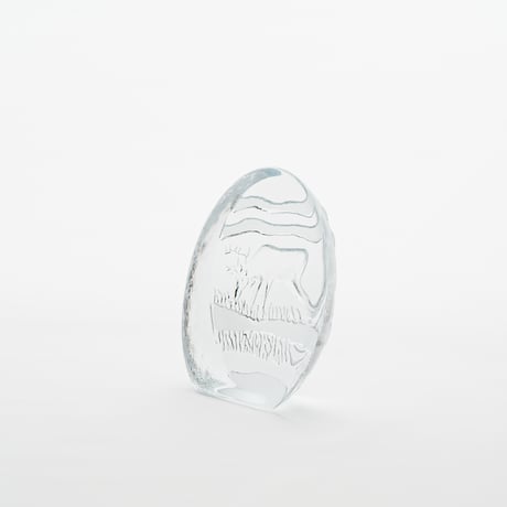 Iittala｜Poro｜glass object｜reindeer