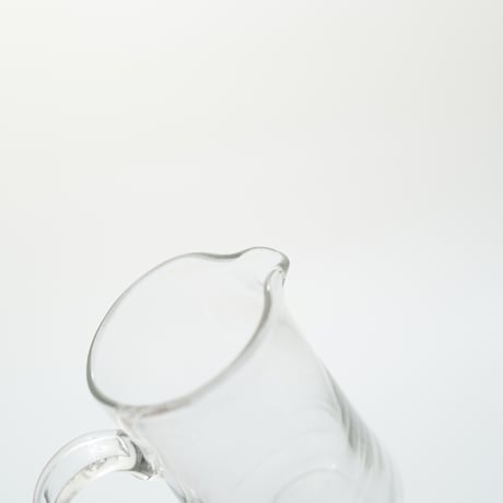 Riihimaki｜glass pitcher H8.8cm