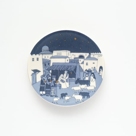 Arabia｜Christmas plate｜Crib