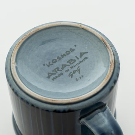 Arabia｜Blue Kosmos｜D-mug φcm