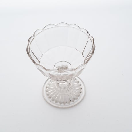 Nuutajarvi｜glass bowl φ11.6cm｜nötsjö stamp