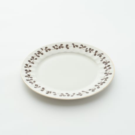 Arabia｜Vanamo｜plate φ17.5cm｜brown