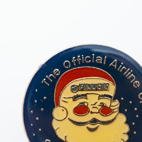 Finnair｜pin badge｜santa claus