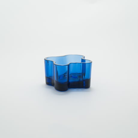 Iittala｜Aalto Collection｜candle holder H55mm｜ultramarine blue