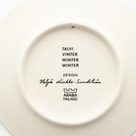 Arabia｜Helja｜wall plate｜winter