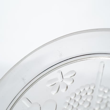 Nuutajarvi｜Flora ｜plate φ17cm｜clear｜1