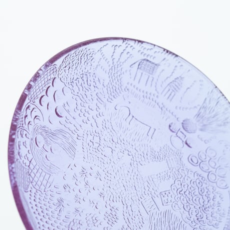 Nuutajarvi｜Fauna｜plate φ15cm｜amethyst