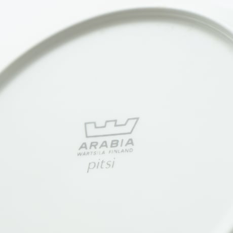 Arabia｜Pitsi｜plate φ17.5cm｜white