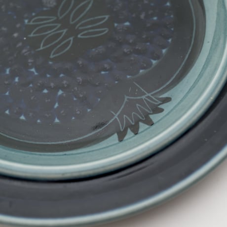 Arabia｜Fructus｜plate φ20cm｜blue