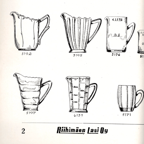 Riihimaki｜measuring glass pitcher
