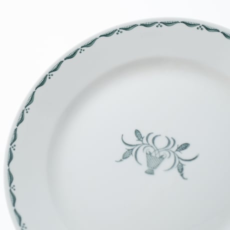 Old Arabia｜plate φ23cm｜green｜flower pot