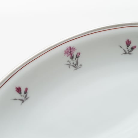 Old Arabia｜AB model｜oval plate 24cm｜pink flower