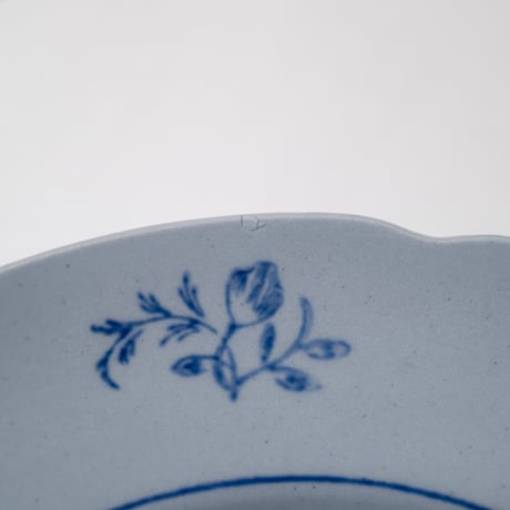 Old Arabia｜plate φ22cm｜AQ model｜blue flower