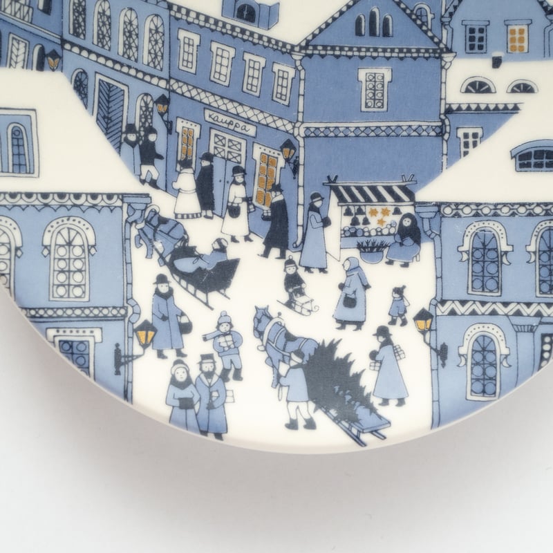 Arabia｜Christmas plate｜Christmas street | lumik