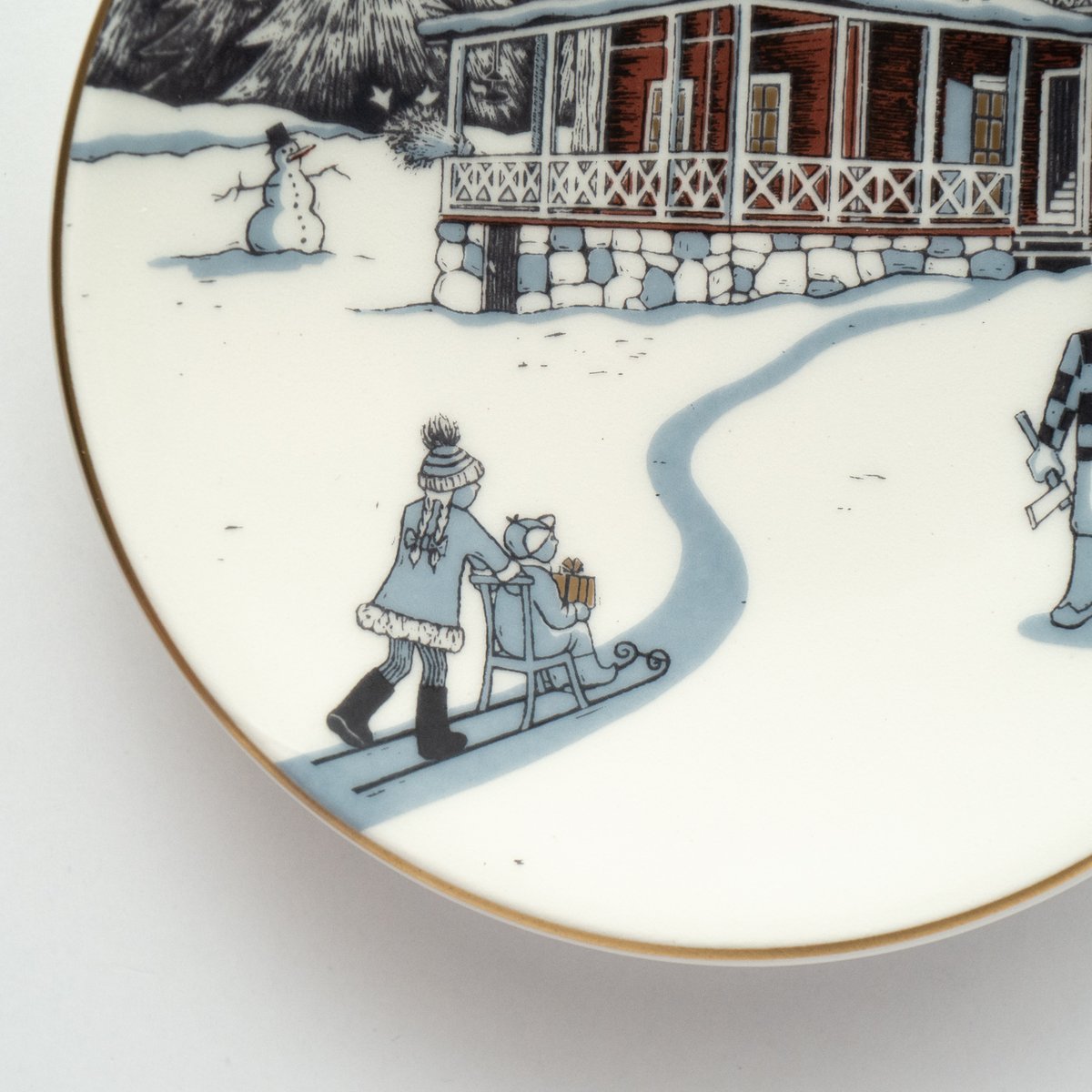 Arabia｜Christmas plate｜Tove｜1990 | lumikka shop