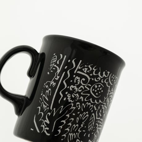 Marimekko｜mug φ8cm｜black