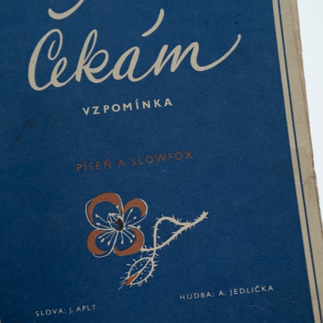 Czech｜sheet music｜Čekám｜1954