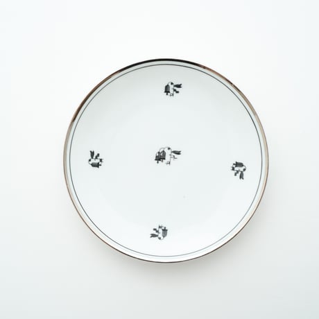 Arabia｜EP model｜plate φ15.5cm｜silver bell