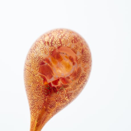 Murano｜glass bird｜orange