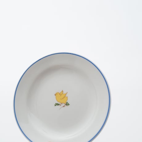 ARABIA｜children plate φ11cm｜baby chicken