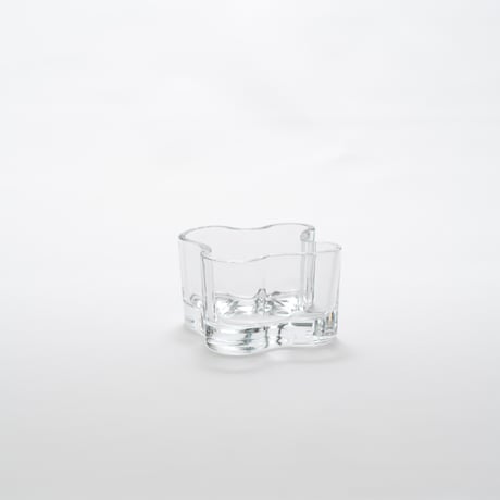 Iittala｜Aalto Collection｜candle holder H55mm｜clear