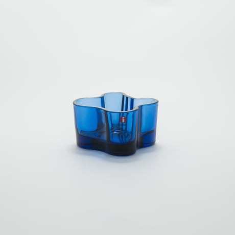 Iittala｜Aalto Collection｜candle holder H55mm｜ultramarine blue