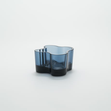 Iittala｜Aalto Collection｜candle holder H55mm｜blueberry blue