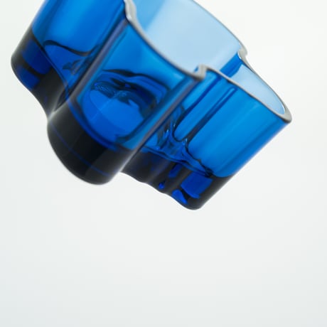 Iittala｜Aalto Collection｜candle holder H55mm｜ultramarine blue