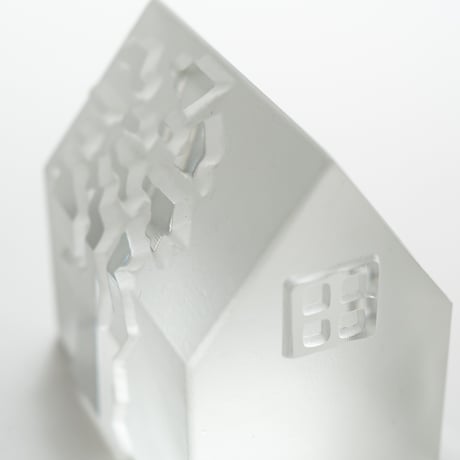 Iittala｜Village｜glass object｜1988｜ Wooden house