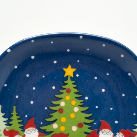 Arabia｜Christmas plate｜tonttu