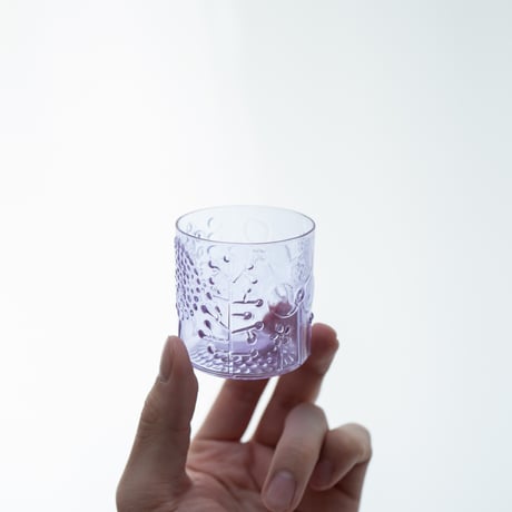Nuutajarvi｜Flora ｜shot glass φ5.2cm｜amethyst