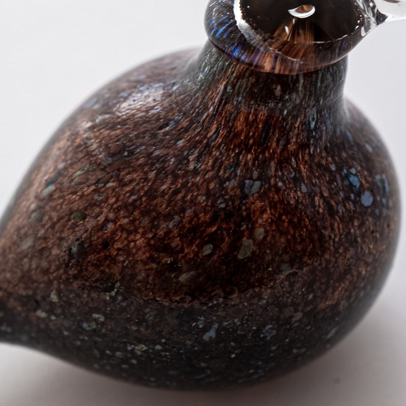 nuutajarvi＊GoldenCrestedKinglet＊オイバトイッカ ヴィンテージ】12 Hippiäinen／Golden-Crested Kinglet ブラウン