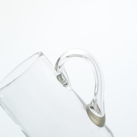 Riihimaki｜glass pitcher H8.8cm