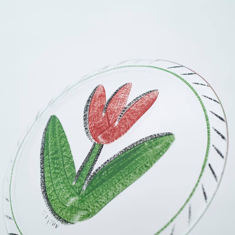 KostaBoda｜Tulipa｜plate 19cm｜red｜2 | lumikka shop