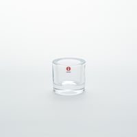 Iittala｜Kivi｜candle holder｜clear
