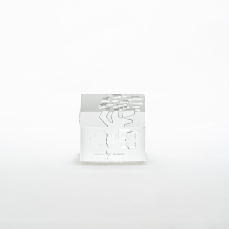 Iittala｜Village｜glass object｜1988｜ Wooden house