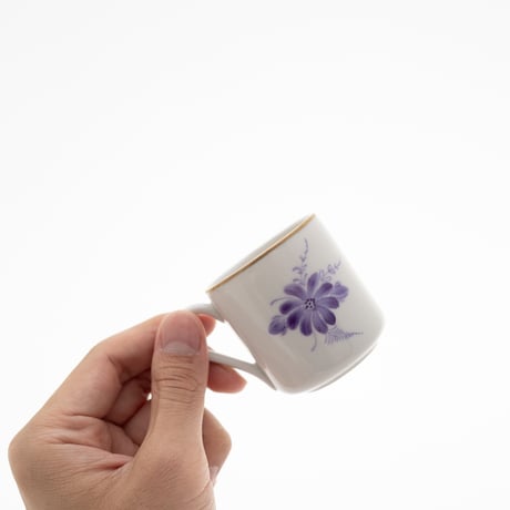 Arabia｜cup φ5.4cm｜purple flower